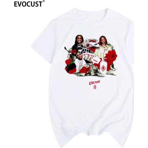 Quavo Huncho T-Shirt Migos Walk It Talk It Culture 2 Stir Fry Offset T-shirt Cotton Men T shirt New TEE TSHIRT Womens