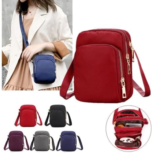 LKEEP Fashion Women Crossbody Zipper Mobile Phone Shoulder Bag Lady Female Multifunction Handbag Wrist Purse New Hot 2021