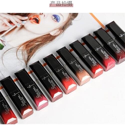 Matte Liquid Lipstick Waterproof Long Lasting Lip Gloss 21 Colors Velvet Matte Liquid Lipstick Makeup Cosmetics