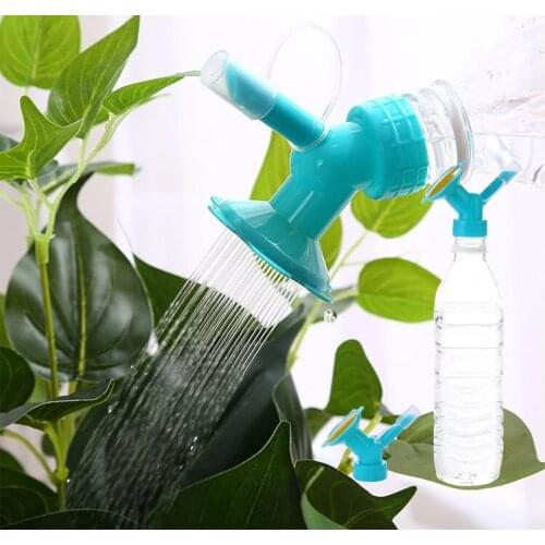 Water Can Garden 2In1 Plastic Sprinkler Nozzle For Flower Waterers Bottle Watering Cans Sprinkler