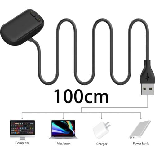 0.5m/1m USB Magnetic Charger Charging Cable without Reset Button For Fitbit luxe special edition Smart Band