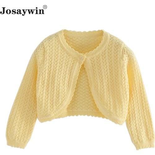 Spring Autumn Clothes Sweater Girl Baby Kid Cardigan for Girl Knitted Sweater Soft Shawl Single Button Children Sweater for Girl