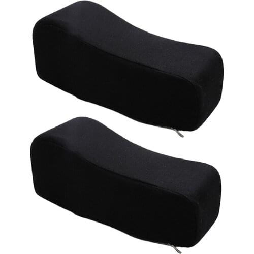 2 PCS Comfy Arm Rest Pillow Chair Armrest Pad Memory Foam Thick Elbow Pillow