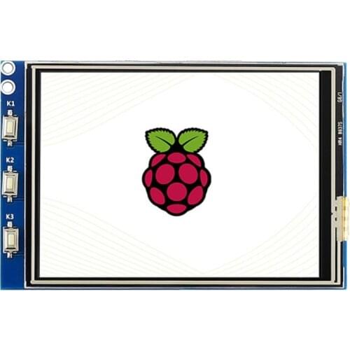 3.2 inch Touch Screen TFT LCD Designed for Raspberry Pi,320×240,125MHz High-Speed SPI