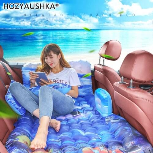 Bymaocar car travel bed car bed, car SUV general inflatable mattress, Oxford car inflatable bed