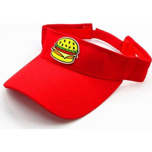 2020 new style Hamburger embroidery Visors Baseball Cap Adjustable Snapback cap for men and women 222