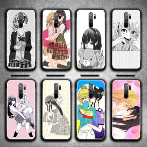 Anime lesbian Citrus Yuzu Aihara Mei Phone Cases for Redmi 9A 9 8A 7 6 6A Note 9 8 8T Pro Max K20 K30 Pro