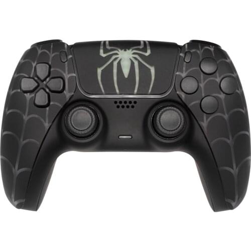 Customized ABS Spider Front Back Faceplate Rear Shell Housing for PS5 for Playstation 5 Game Controller Shells Kit