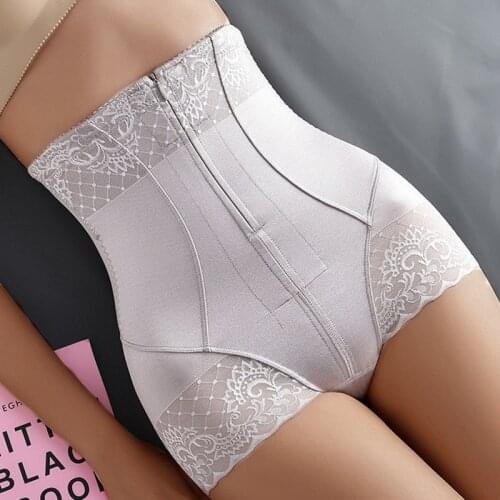 High Waist Women Trainer Body Zip Shaper Panties Control Slimming Control Shapewear Girdle Underwear Waist Trainer