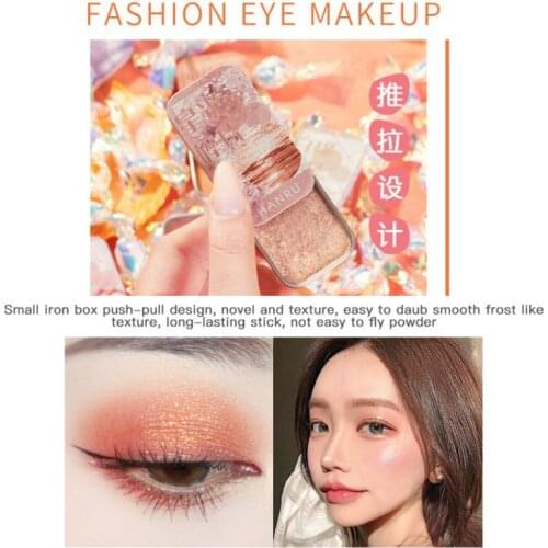 Matte Pearlescent Eyeshadow Palette Monochrome/Two-tone Eyeshadow Sequin Highlight Pastel Makeup Cosmetics Beauty Products TSLM1