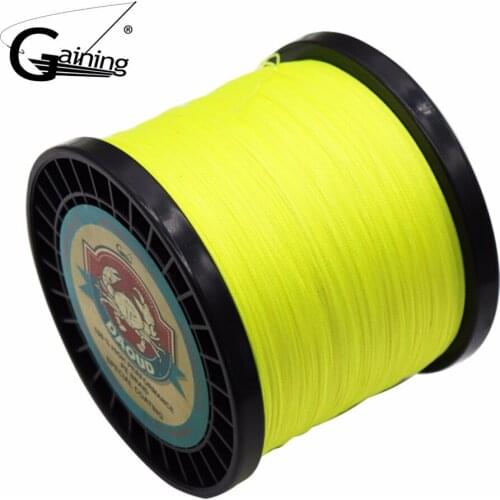Gaining Braided Fishing Line 8 Strands 1000m Multi Color Super Strong Japan Multifilament PE Braid Line 30 55 70 108 140 185LB