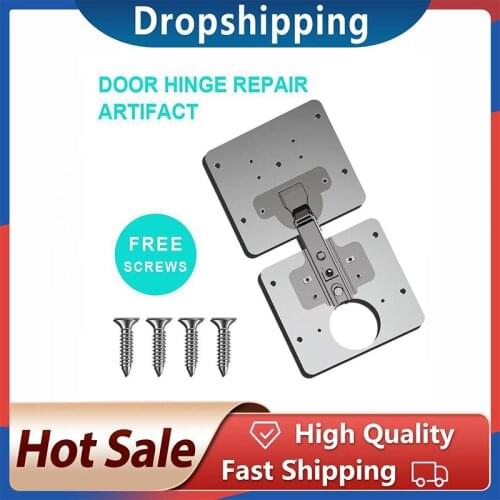 Cabinet Hinge Repair Plate Set Resistant Stainless Steel Furniture Fittings Door Drawer Window Furniture Cupboard Hinge Repair