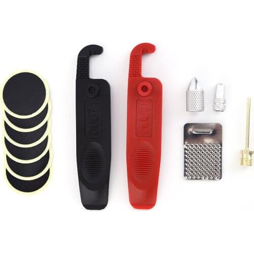 Tyre Inflator Pump MTB Cycling Set Bicycle Tire Patches Repair Tools Kits Portable Waterproof Cycling Elements for DUUTI