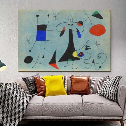 Joan Miró Famous Painter Wall Art Canvas Painting Posters Prints Modern Painting Wall Picture For Living Room Home Decor Artwork