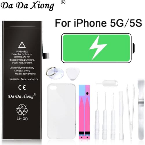 New For iPhone 5 5G 5S Original Battery Mobile Phone Battery High Capacity Bateria Replacement Batterie For iPhone5 5S