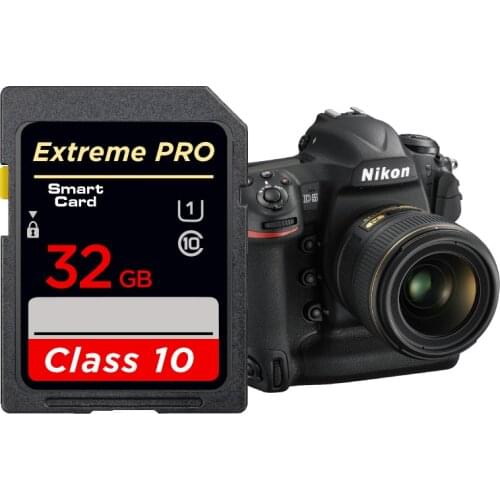 Class 10 SD Cards Original 16G 32GB U1 SDHC 64GB 128GB U3 SD Card SDXC Class10 V10 Memory Card For 1080p 3D 4K Video Camera