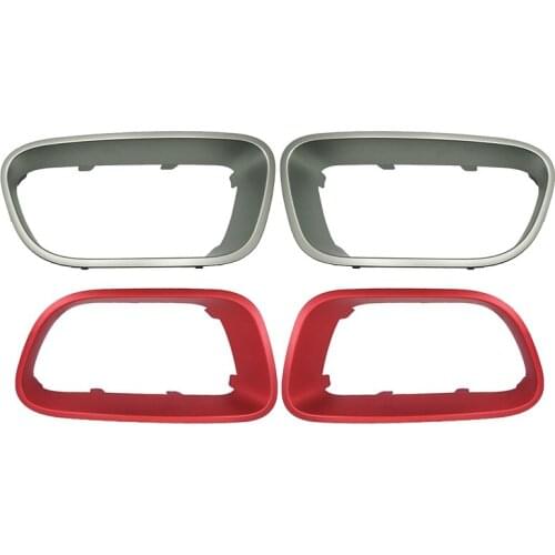 2Pcs Front Left Right Bumper Lower Center Grill Side Grilles Cover Trim for Citroen C5 Aircross 2017-2021