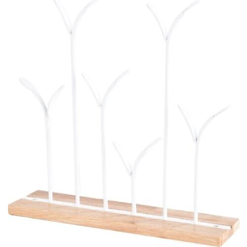 Earring Storage Jewelry Display Stand Iron Display Stand Home Organizer Key Holder Home Entrance Decoration