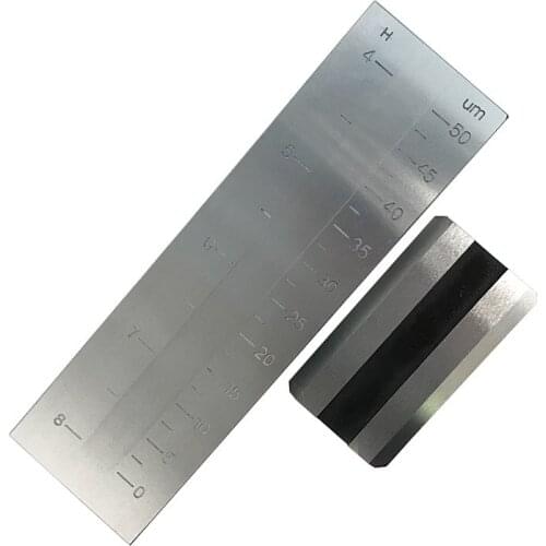 PUSHEN Single Groove 0-50um Stainless Steel Single Slot Scraper Fineness Meter