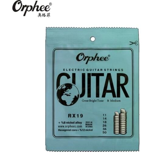 Orphee RX19 011-050 Electric Guitar Strings Nickel Alloy String Super Light Tension guitar Accessories