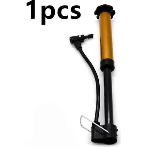 1Pcs Mini High Pressure Bicycle Pumps Air Ball Pump Inflator For Football Basketball Bikes With 1 Air Needle Bicycle Accessories