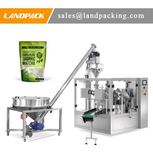 High Quality Matcha Powder Stand Up Pouch Filling And Sealing Machine