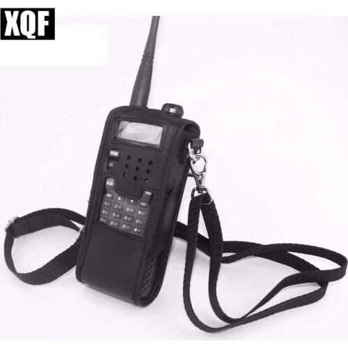XQF Extended Leather Soft Case For Baofeng UV-5R(3800 mah) TYT TH-UVF9 TH-F8 TH-UVF9D Walkie Talkie