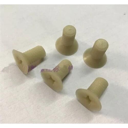 10pcs M8 M10 nylon Flat head Phillips screw PA66 plus glass fiber Cross countersunk heads screws Insulated bolt 20mm-35mm Length