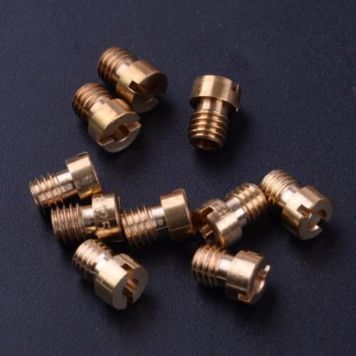10Pcs Main Jet Fit for Mikuni Carb Carburetor 125 150 200 250cc VM22 VM24 VM26 Dirt Pit Bike #90-#125