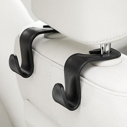 2Pcs Car Seat Back Hook Universal Portable Car Accessories Interior Hanger Holder Storage For Car Bag Purse Cloth Decoration