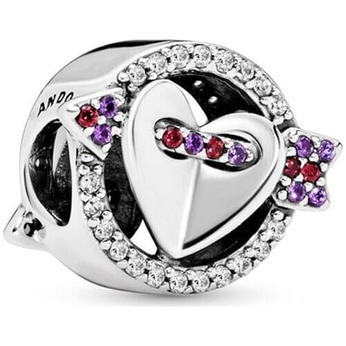 Authentic 925 Sterling Silver Beads New Creative Cupid Arrow Fashion Beads Fit Original Pandora Bracelet For Women Diy Jewelry