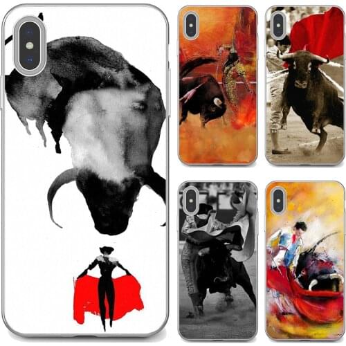 For Huawei P30 P40 P20 P7 P8 P9 P10 Lite Plus Pro 2015 2016 2017 Mini Spanish-Bullfighter-bullfight Soft Cases Covers