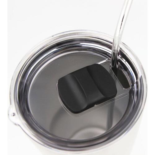 1pc Crystal Clear Mag-Slider Lid for 30oz 20oz Tumbler Cup Replacement lids Magnetic-slider Lid