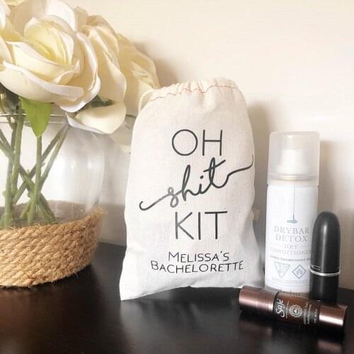 Drink Hangovers Kit Bag Muslin Wedding Bag Bridesmaid Gift Bachelorette Party Favours,Mini Favor Bags