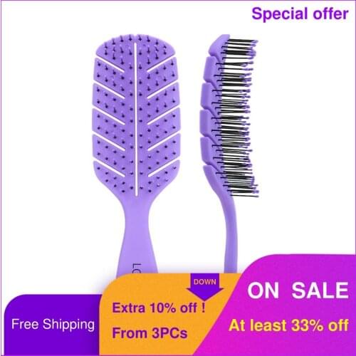 DREWTI New Woman Hair Brush Paddle Massage Scalp Brush Detangling Tail Comb Set Hair Comb Thin Long Curly Hair Hairbrush Massage