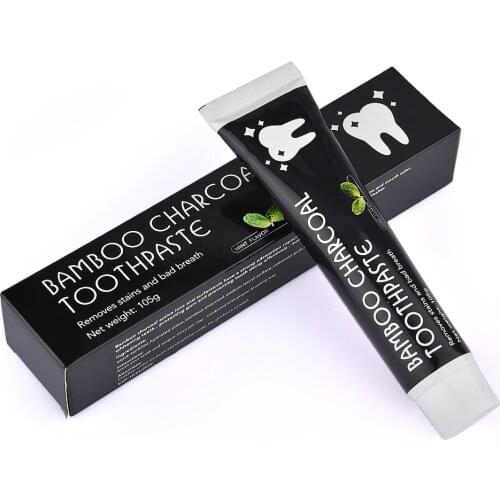 Teeth Whitening Tooth Care Bamboo Natural Activated Charcoal Black Toothpaste Oral Hygiene Dental Health