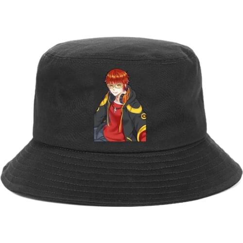 Anime Mystic Messenger Bucket Hat teenager Outdoor Summer Hip Hop Cap unisex Streetwear Chapeau Caps Fisherman Caps