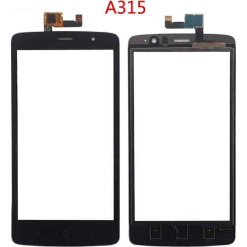 Clear Stock 5" ZTE Blade A315 Touch Screen Digitizer Glass Lens Sensor Panel Parts