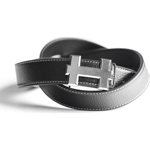 Luxury Designer Brand Belts Men High Quality Male Women Genuine Real Leather H Buckle Dress Strap Belt for Jeans