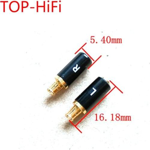 TOP-HiFi Headphone Plug For ckr90CKS1100LS200E4070 A2DC Male to MMCX Female Converter Adapter