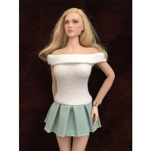 1/6 Female Soldier Tunic Dress Fits 12'' Rubberized Phicen Steel Bone Large And Medium Breasts Action Figure Toy Doll Model Use