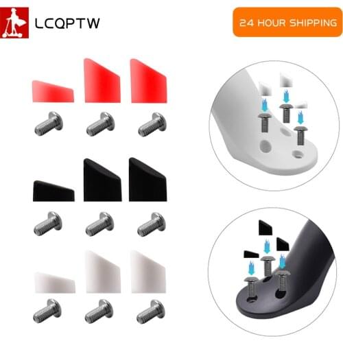 1 Set Scooter Rear Back Fender Mudguard Screws Rubber Cap Electric Screw Plug Cover for XIAOMI MIJIA M365 Electric Scooter Parts