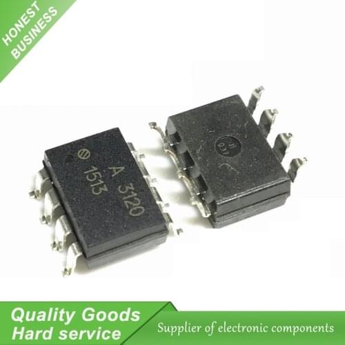 10PCS A3120 HCPL3120, HCPL - 3120 SOP MOS FET driver New Original
