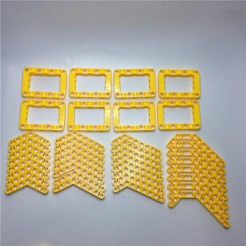 120Pcs Bulk MOC Compatible with MOC Technical Parts Set Arm Beam Frame Connector Pin Model Toys for Children Building Blocks