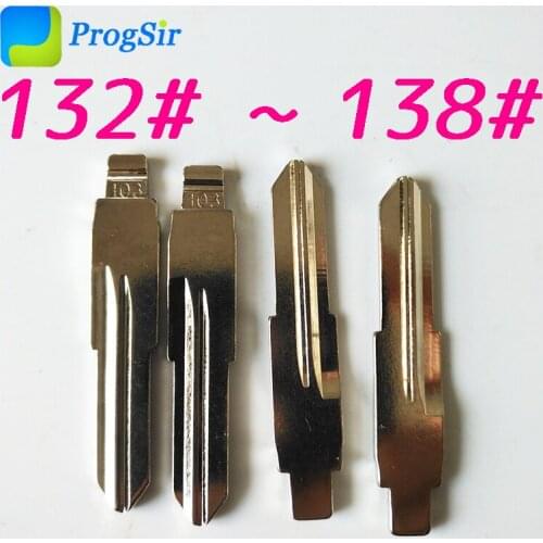 132# 133# 134# 135# 136# 137# 138# Uncut Blank Blade for KD VVDI Remote Key 10pcs/kit