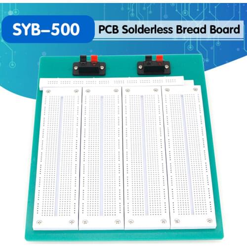 4 In 1 700 Position Point SYB-500 Tiepoint PCB Solderless Bread Board Breadboard