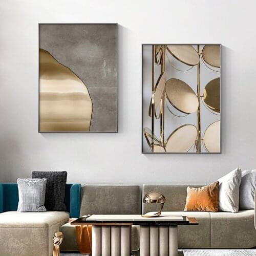 Abstract bright Canvas Painting Posters and Prints Modern luxurious Wall Art Pictures for Living Room Bedroom Home Decoration