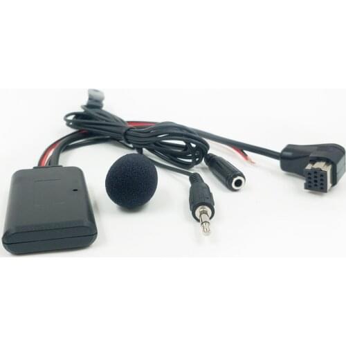 Biurlink 300CM Car Bluetooth Audio AUX Cable Microphone Handsfree MIC Adapter For Pioneer P99 P01 CD DVD Headunit