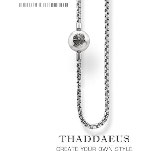 Basic Necklace,2017 Brand New Strand Fashion Jewelry Europe Style Rebel 925 Sterling Silver Bijoux Gift For Men Women Friend