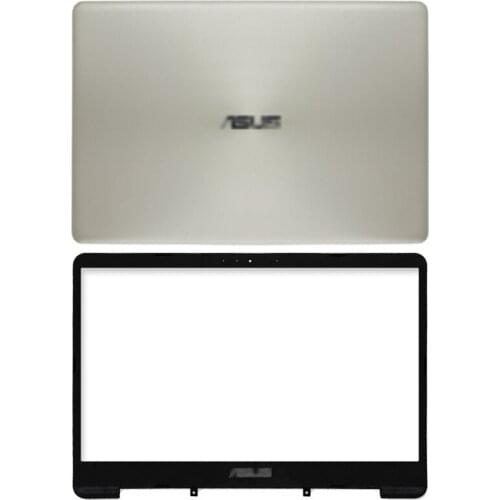 For asus vivobook x411 x411u x411uf x411un x411ua non-touch gold notebook laptop computer case lcd back cover/front frame